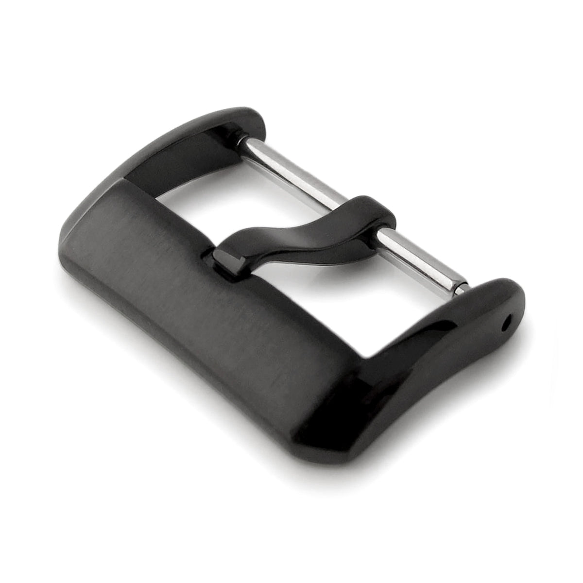 22mm Top Quality Stainless Steel 316L Spring Bar type Buckle, PVD Black finish