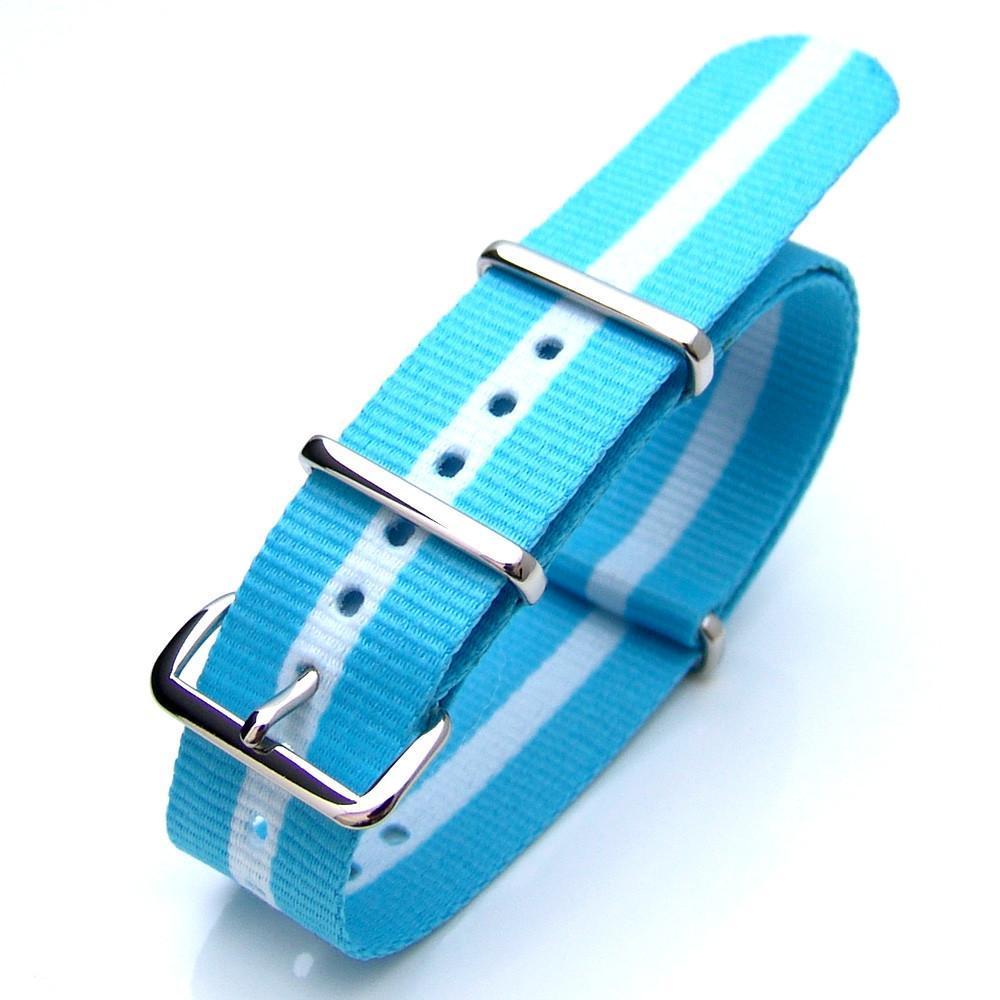 20mm or 22mm One-piece Argentina Special Edition Nylon Armband Polish (Argentina, Greece, Scotland)