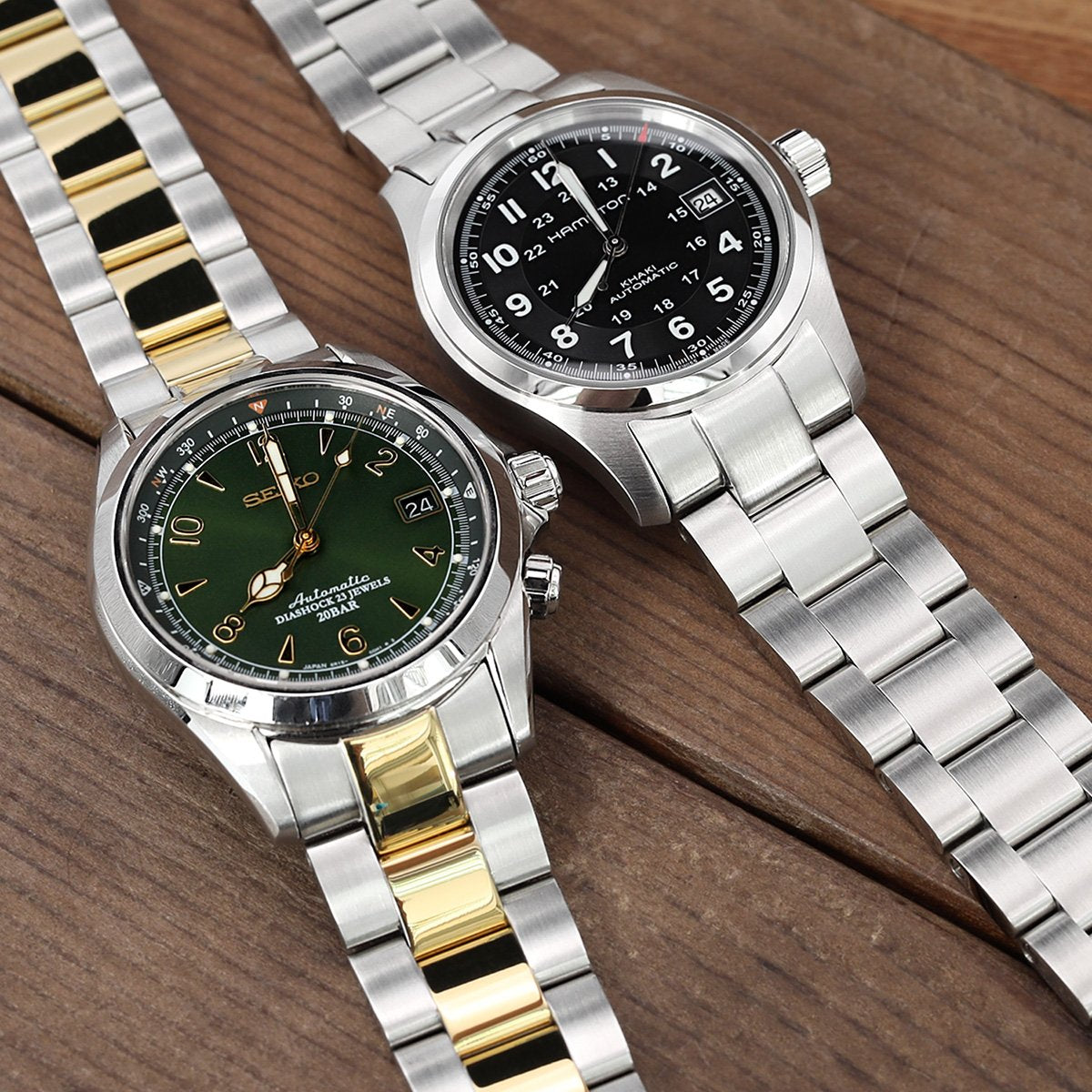 Seiko Alpinist SARB017 Automatic Watch Strapcode Watch Bands
