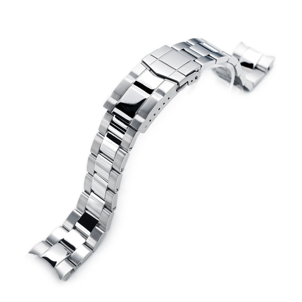20mm Super-O Boyer watch band for Seiko Alpinist SARB017 (or Hamilton K.) Brushed &amp; Polished SUB Clasp Strapcode Watch Bands