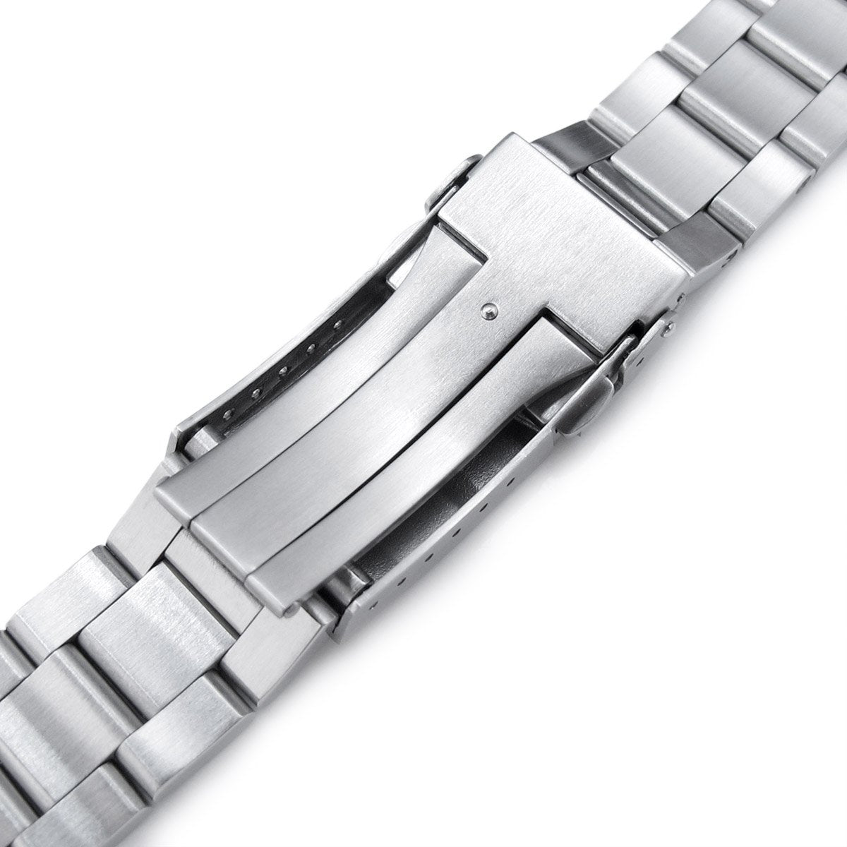 20mm Super-O Boyer 316L Stainless Steel Watch Bracelet for Seiko SBDC053 aka modern 62MAS SUB Clasp Polished &amp; Brushed Strapcode Watch Bands