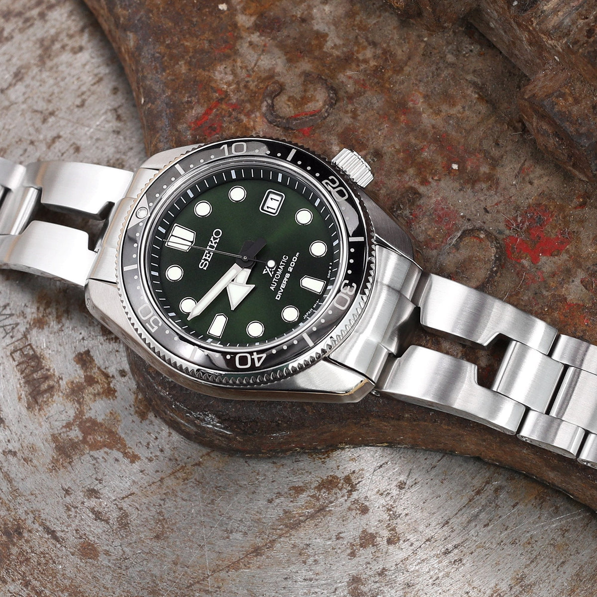 Seiko Baby MM SBDC079 Ginza limited edition 300 pieces Prospex 200M Baby Marinemaster JDM Strapcode Watch Bands 