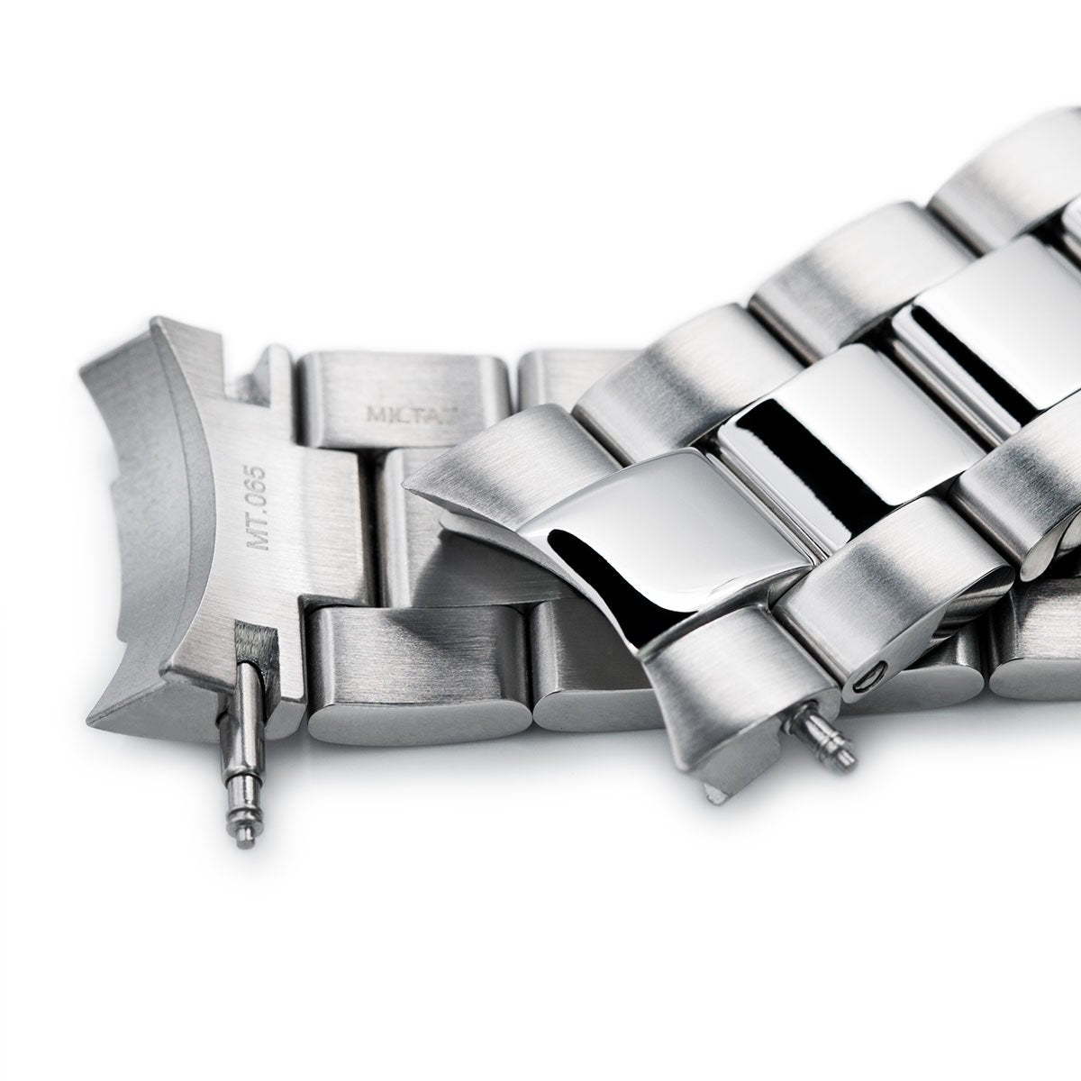 20mm Super-O Boyer watch band for Seiko Alpinist SARB017 (or Hamilton K.) V-Clasp Brushed &amp; Polished Strapcode Watch Bands