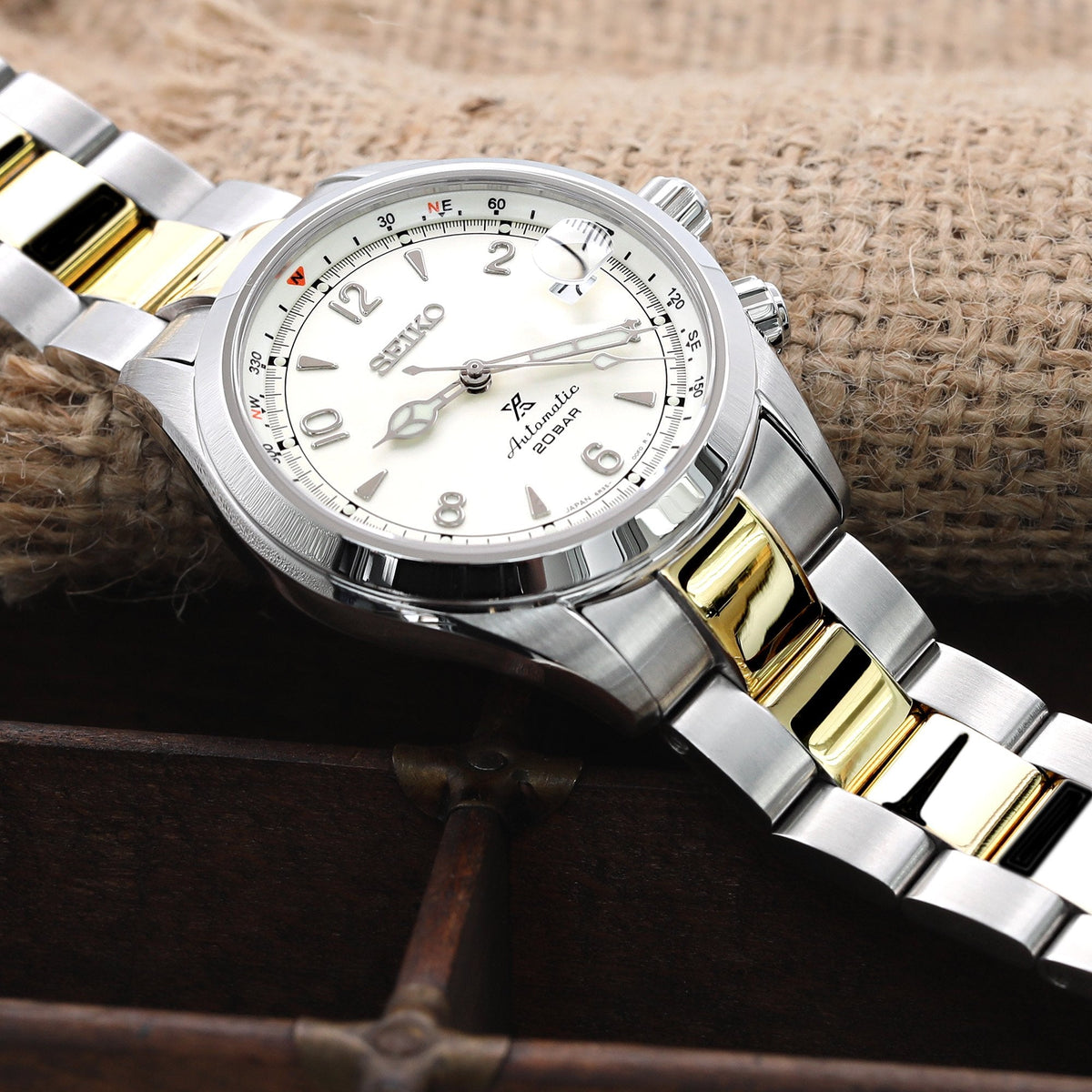 Seiko Prospex White Alpinist SPB119J1 Strapcode Watch Bands