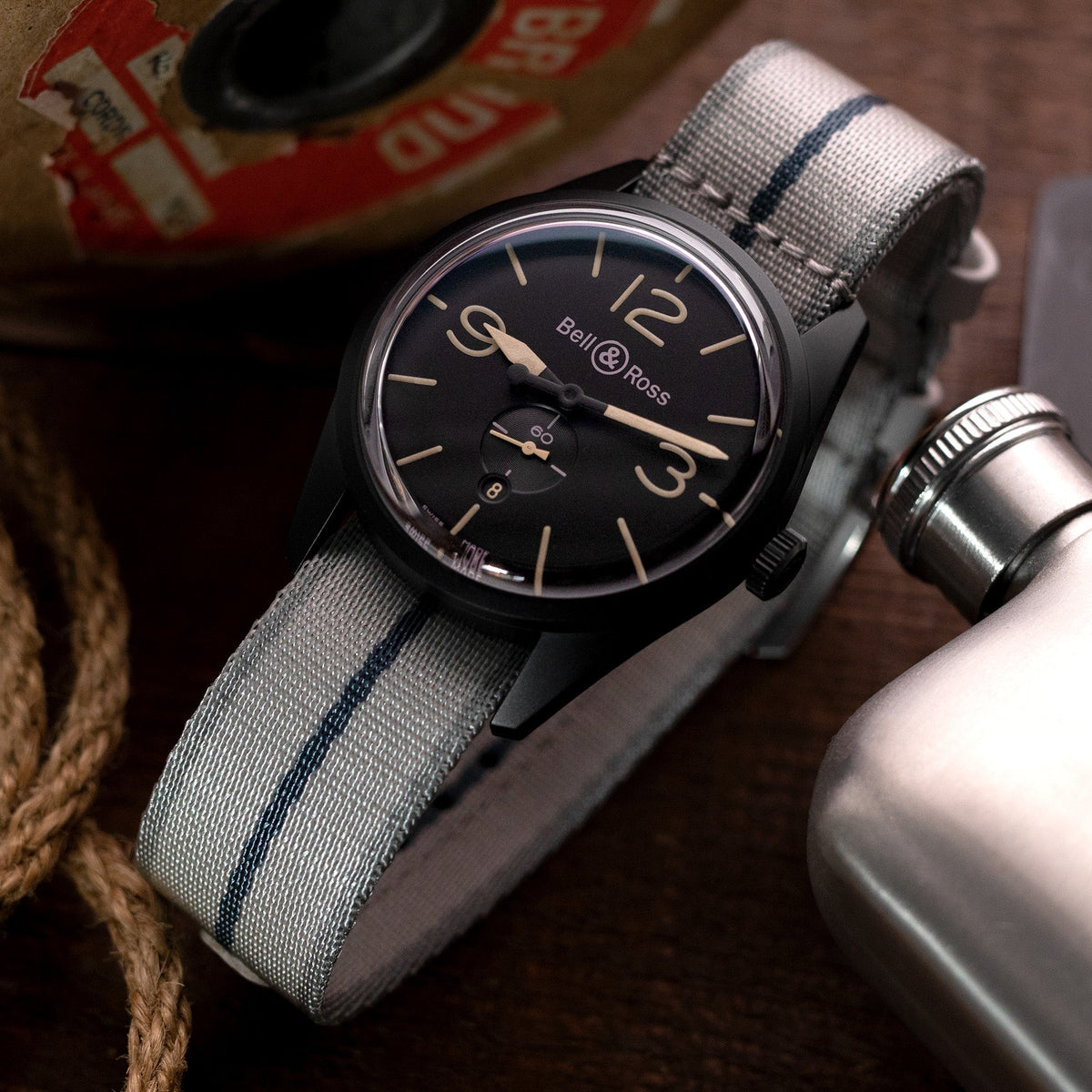 Bell &amp; Ross Heritage BR123-95-SC Strapcode Watch Bands