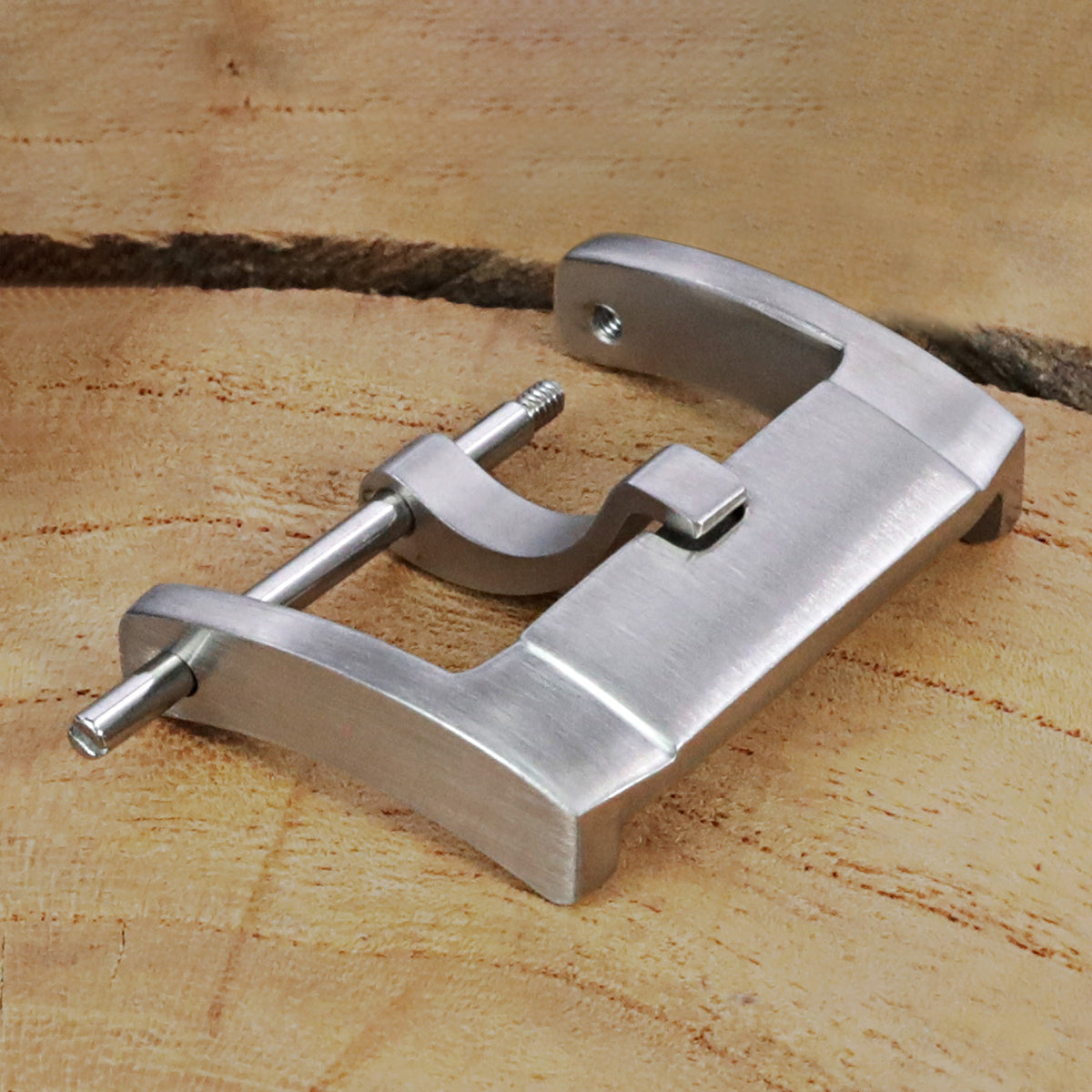 18mm, 20mm, 22mm Top Quality Stainless Steel 316L Screw-in Buckle IWC Style, Brush