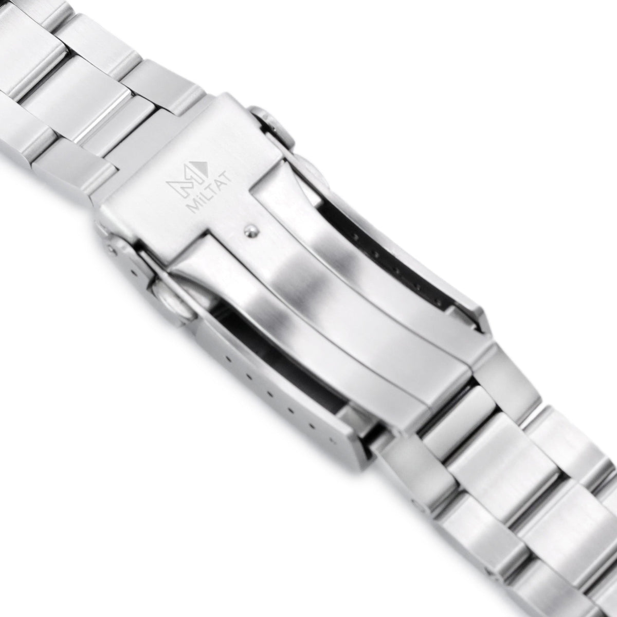 20mm Super-O Boyer Watch Band compatible with Seiko Alpinist SARB017 (or Hamilton Khaki H70455733), Brushed &amp; Polished SUB Clasp