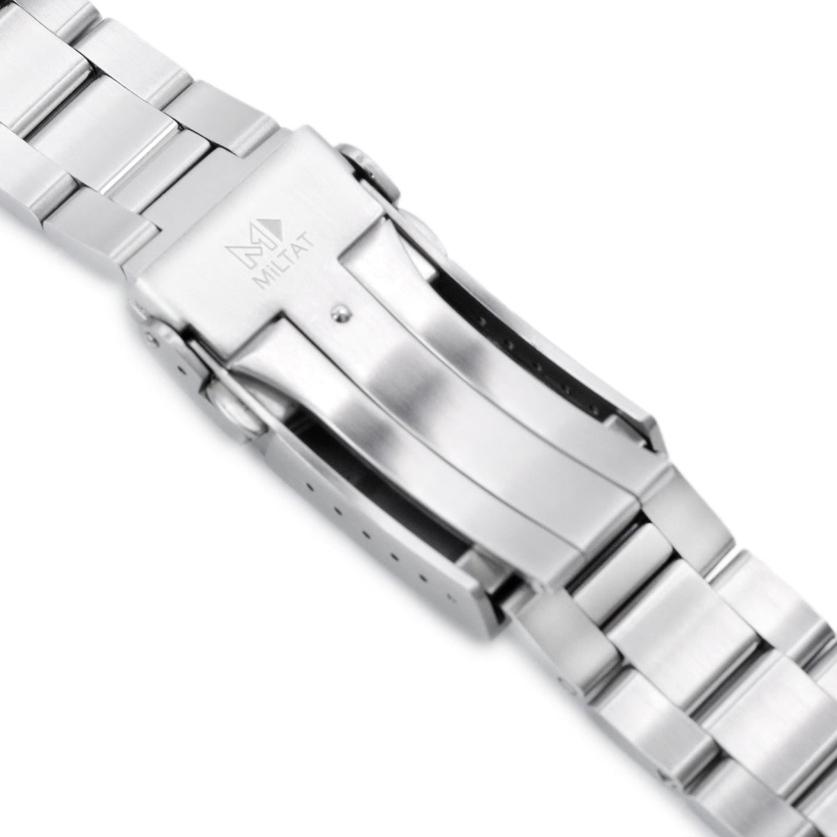 20mm Super-O Boyer Watch Band compatible with Seiko Sumo SBDC001 SBDC031 &amp; SPB101, V-Clasp Button Double Lock