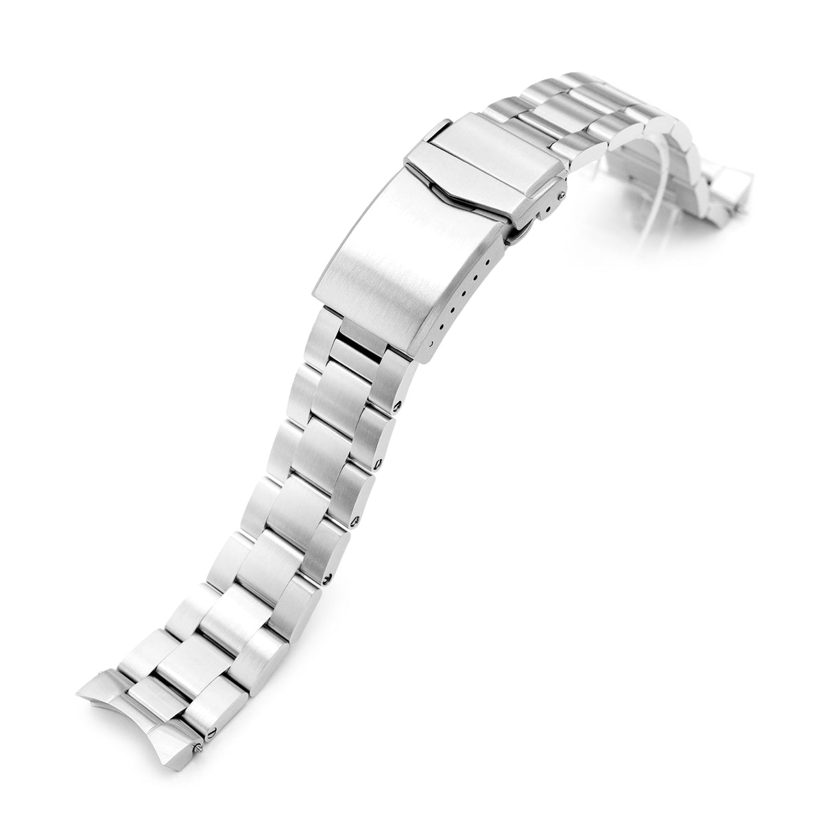 20mm Super Boyer for Seiko Alpinist SARB017 V-Clasp Brushed Strapcode watch bands