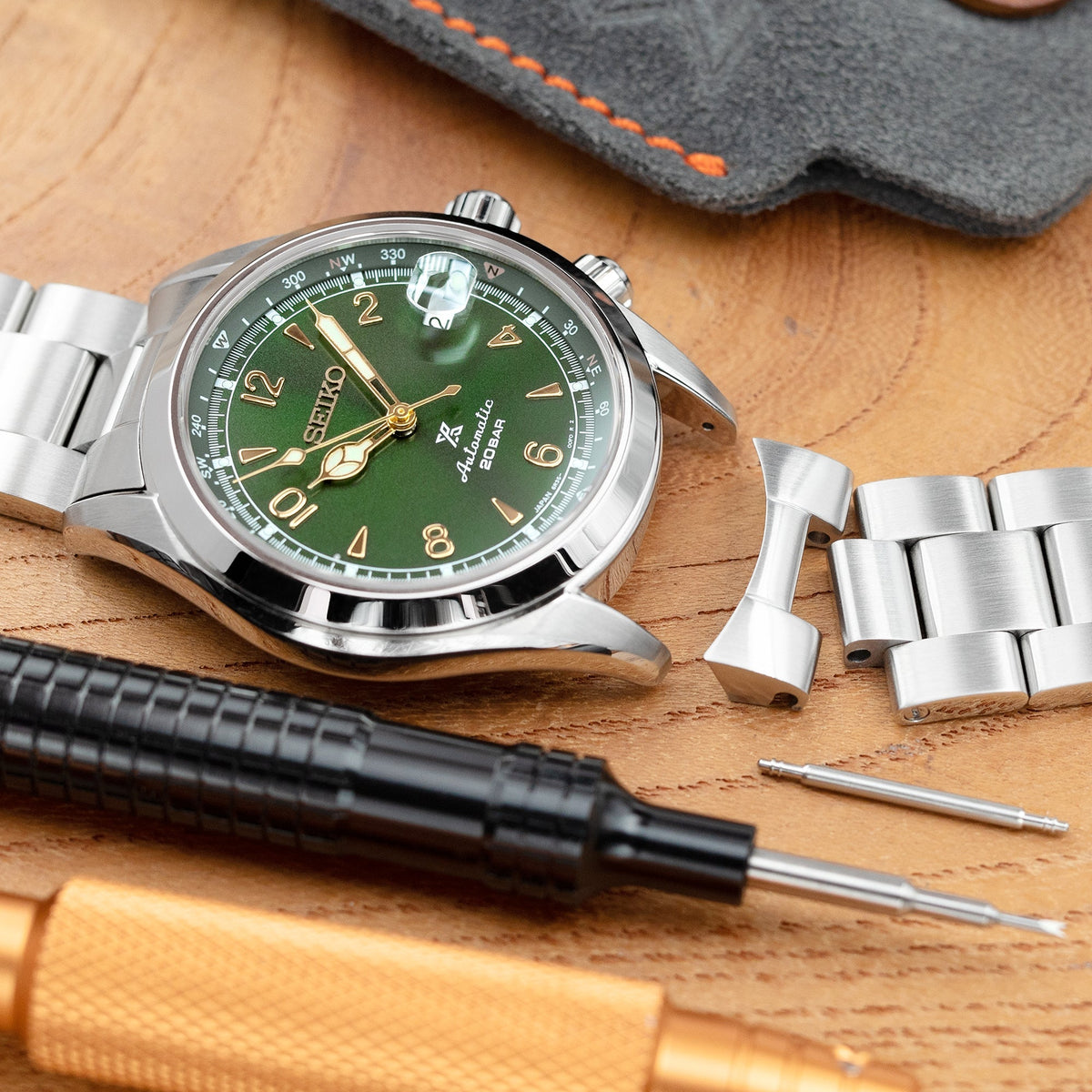 Seiko Alpinist SARB017 Automatic Watch Strapcode Watch Bands