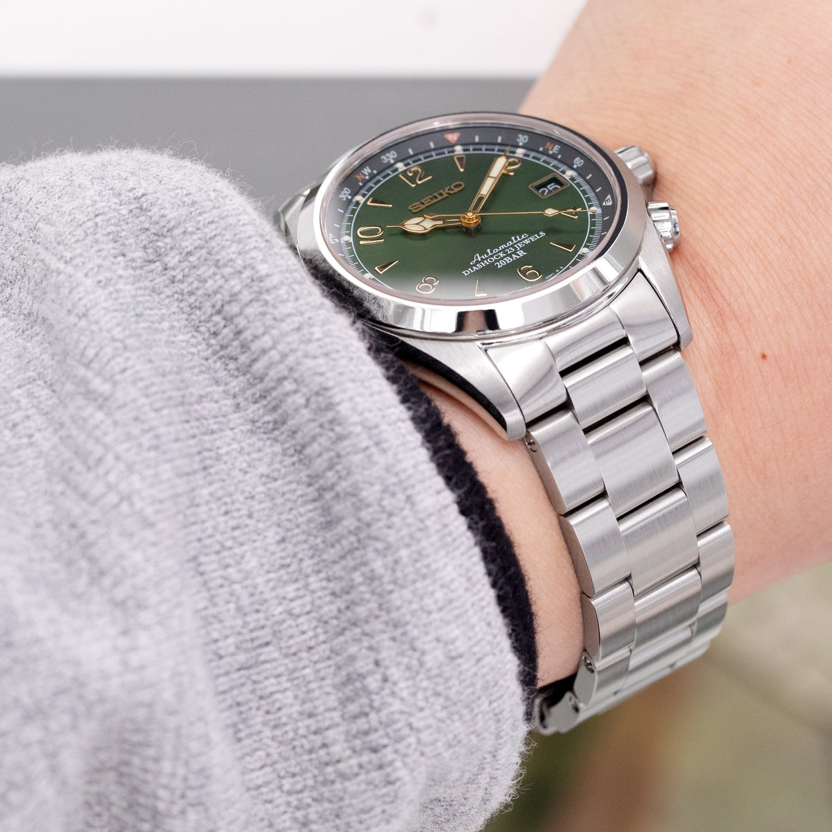 Seiko Alpinist SARB017 Automatic Watch Strapcode Watch Bands