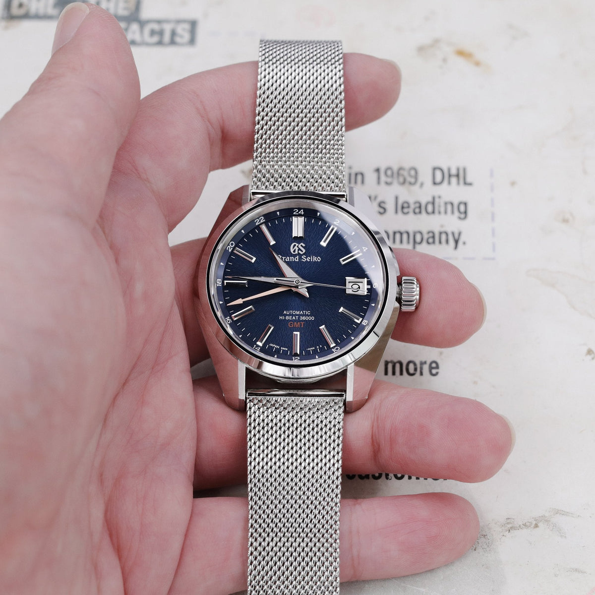 Grand Seiko Boutique Limited Edition SBGJ235 Hi-Beat 36000 GMT  Strapcode Watch Bands