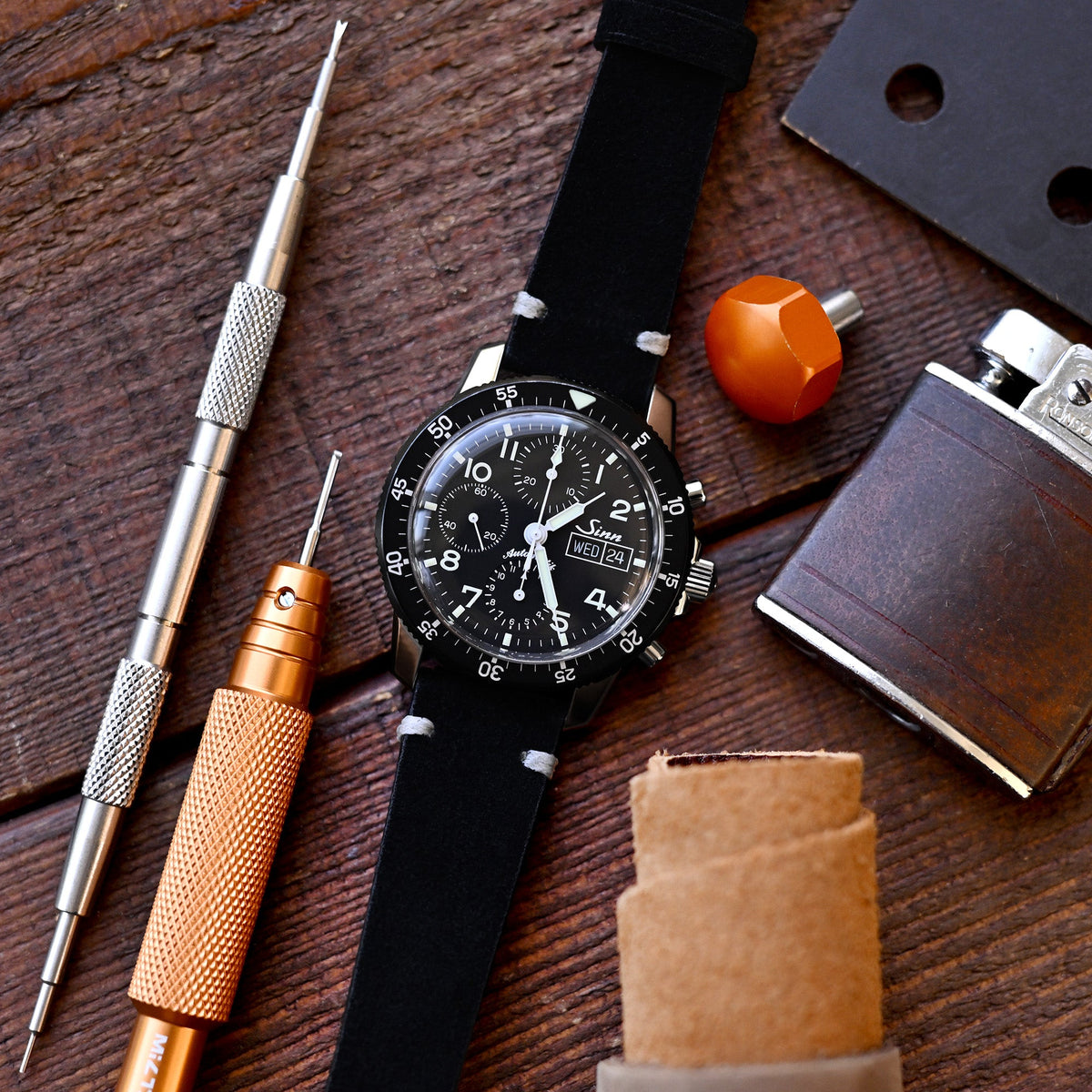 Sinn 103 ST Pilot Chronograph Automatic Watch Strapcode watch bands