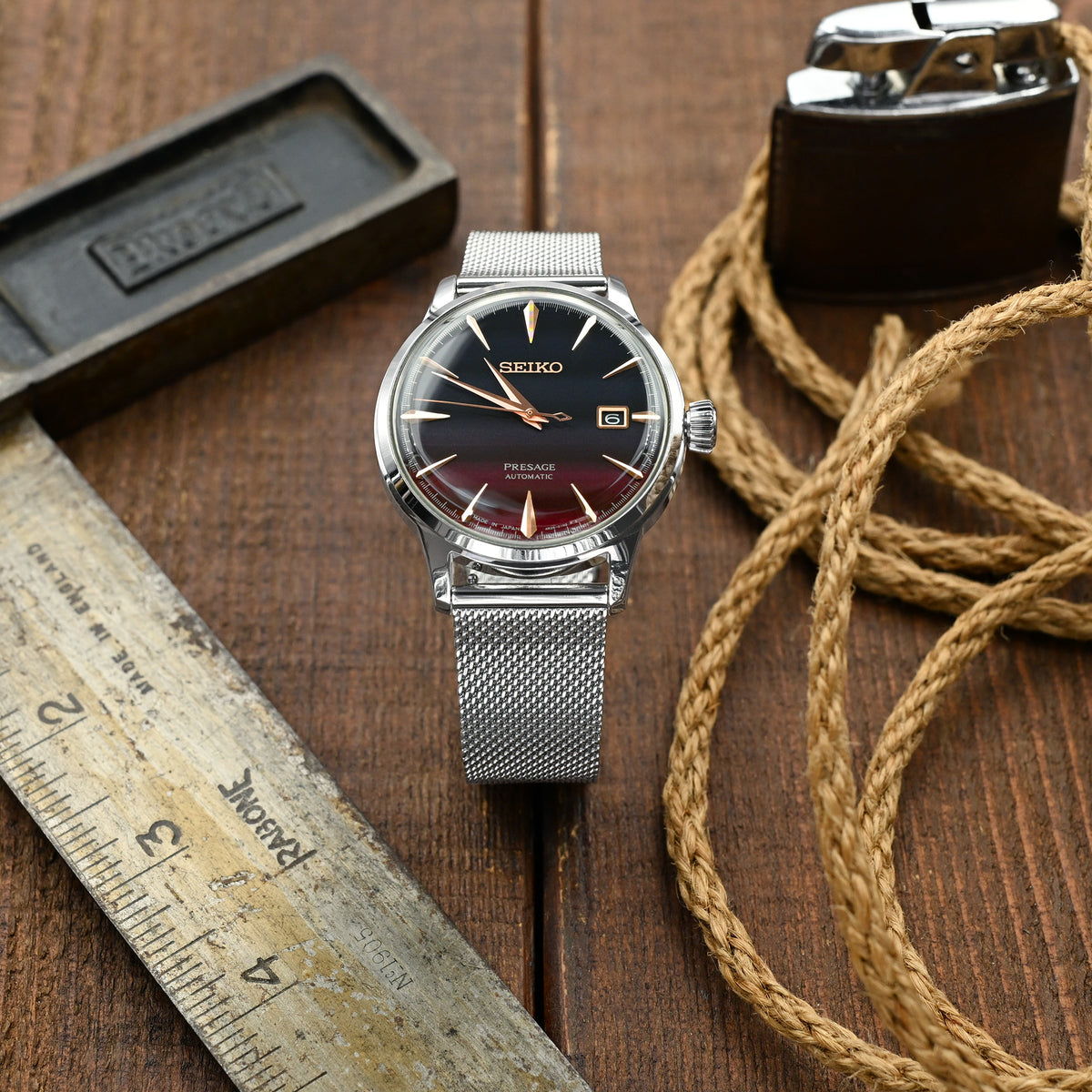 Quick Release Classic Superfine Mesh Watch Band, 18mm, 19mm, 20mm or 22mm, Polished