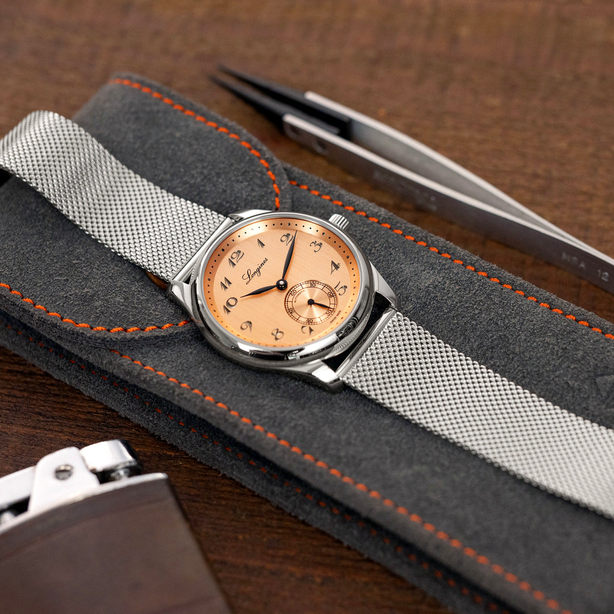 Quick Release Classic Superfine Mesh Watch Band, 18mm, 19mm, 20mm or 22mm, Polished