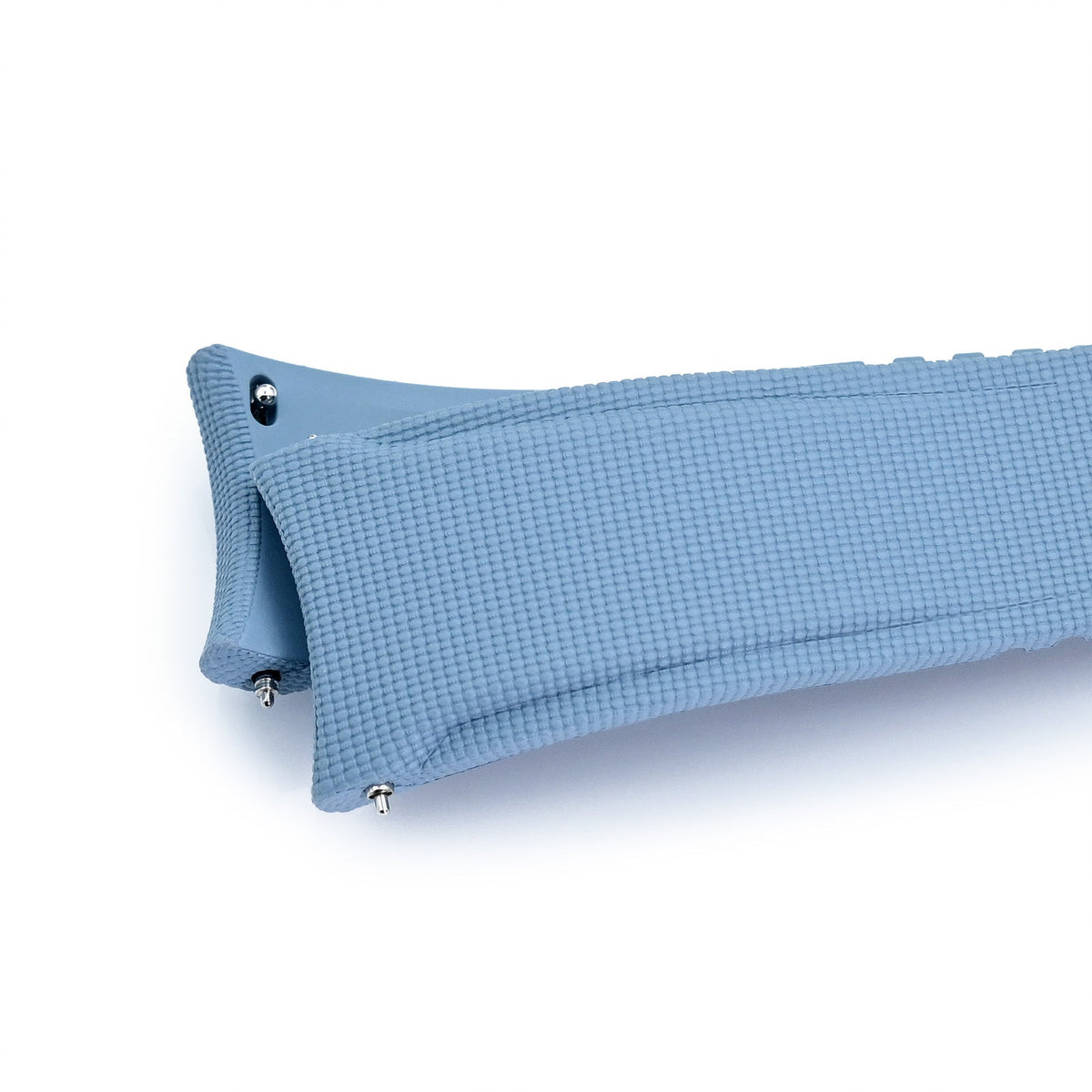 FKM40 Sky Blue Quick Release Butterfly Deployment FKM Rubber Watch Band, 20mm or 22mm Strapcode watch bands