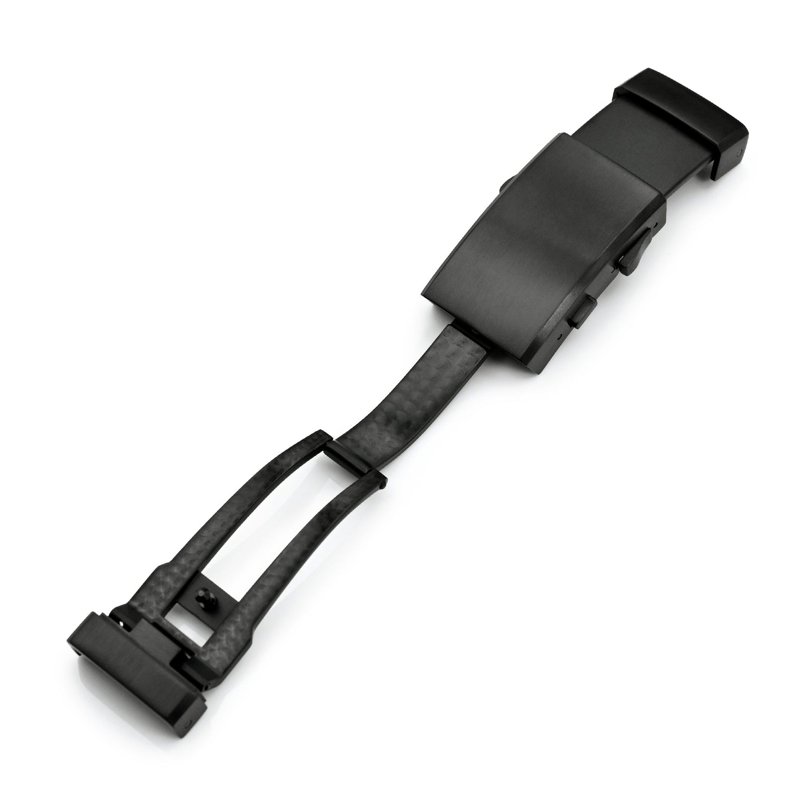 18mm 316L Stainless Steel Wetsuit Ratchet Buckle Button Control diver extension clasp, Diamond-like Carbon (DLC coating)