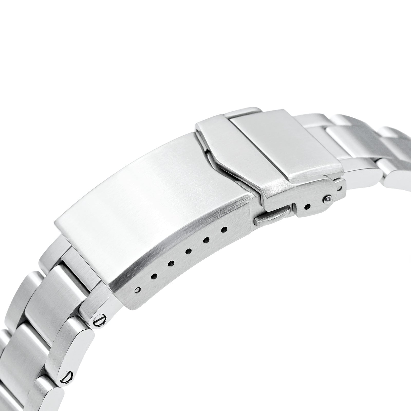 20mm Super-O Boyer Watch Band for TUD BB58, 316L Stainless Steel Brushed V-Clasp