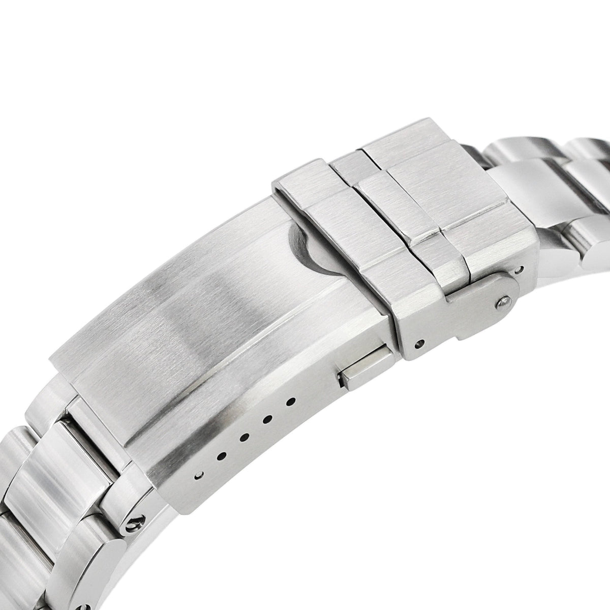 20mm Super-O Boyer Watch Band for TUD BB58, 316L Stainless Steel Brushed Turning Clasp