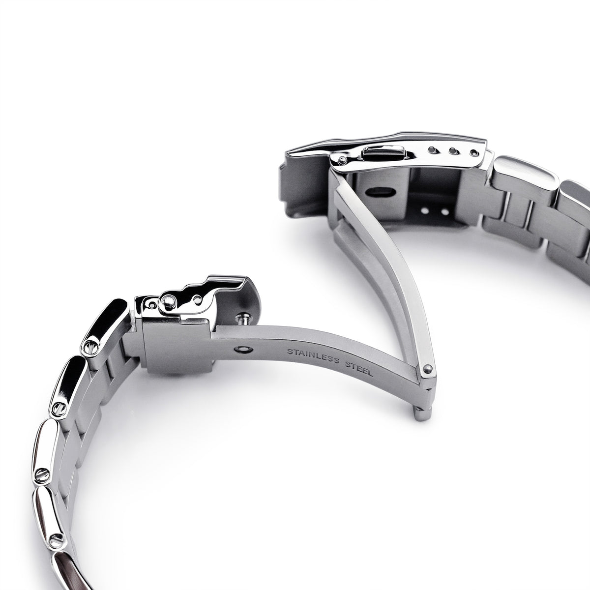 20mm Super-O Boyer Watch Band compatible with Seiko Sumo SBDC001, SBDC031 &amp; SPB101