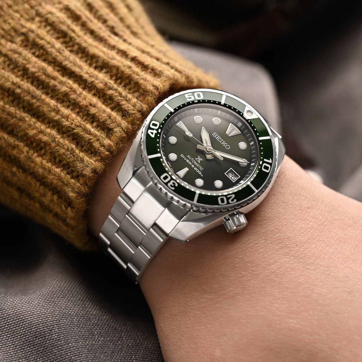 20mm Super-O Boyer Watch Band compatible with Seiko Sumo SBDC001, SBDC031 &amp; SPB101