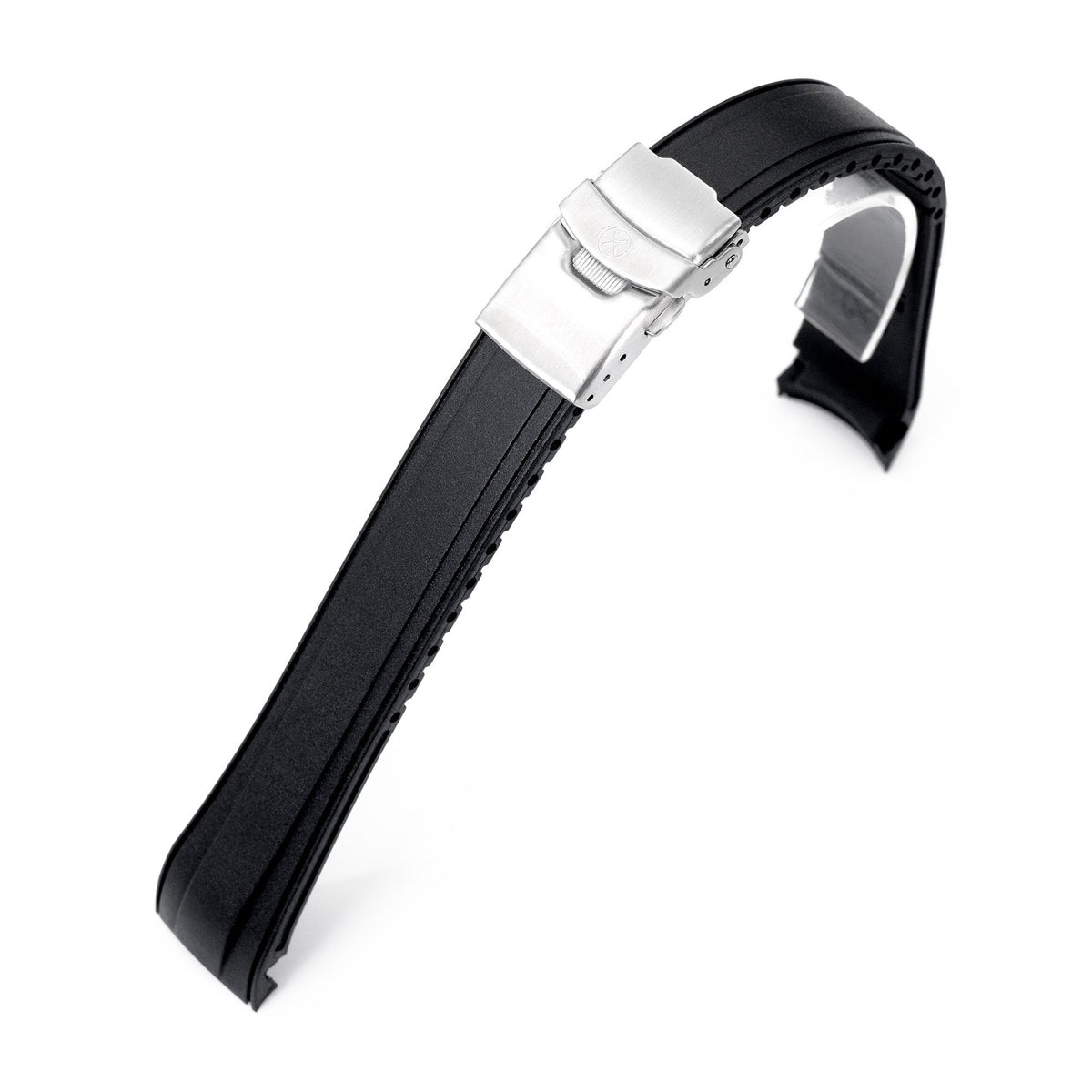 StrapXPro - SAP1A Rubber Strap for Seiko Alpinist SARB017 Series, Black Strapcode watch bands