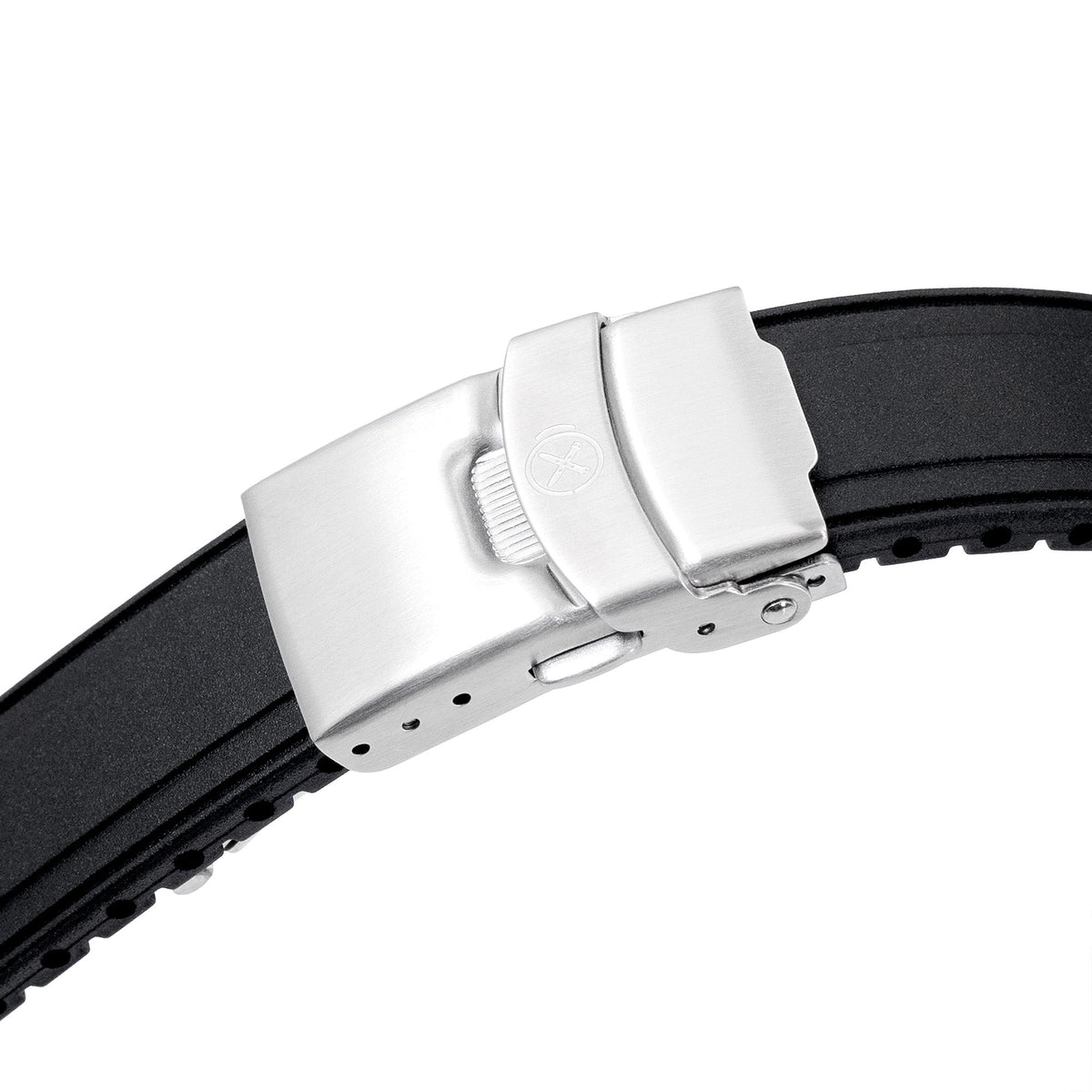 StrapXPro - SAP1A Rubber Strap for Seiko Alpinist SARB017 Series, Black Strapcode watch bands