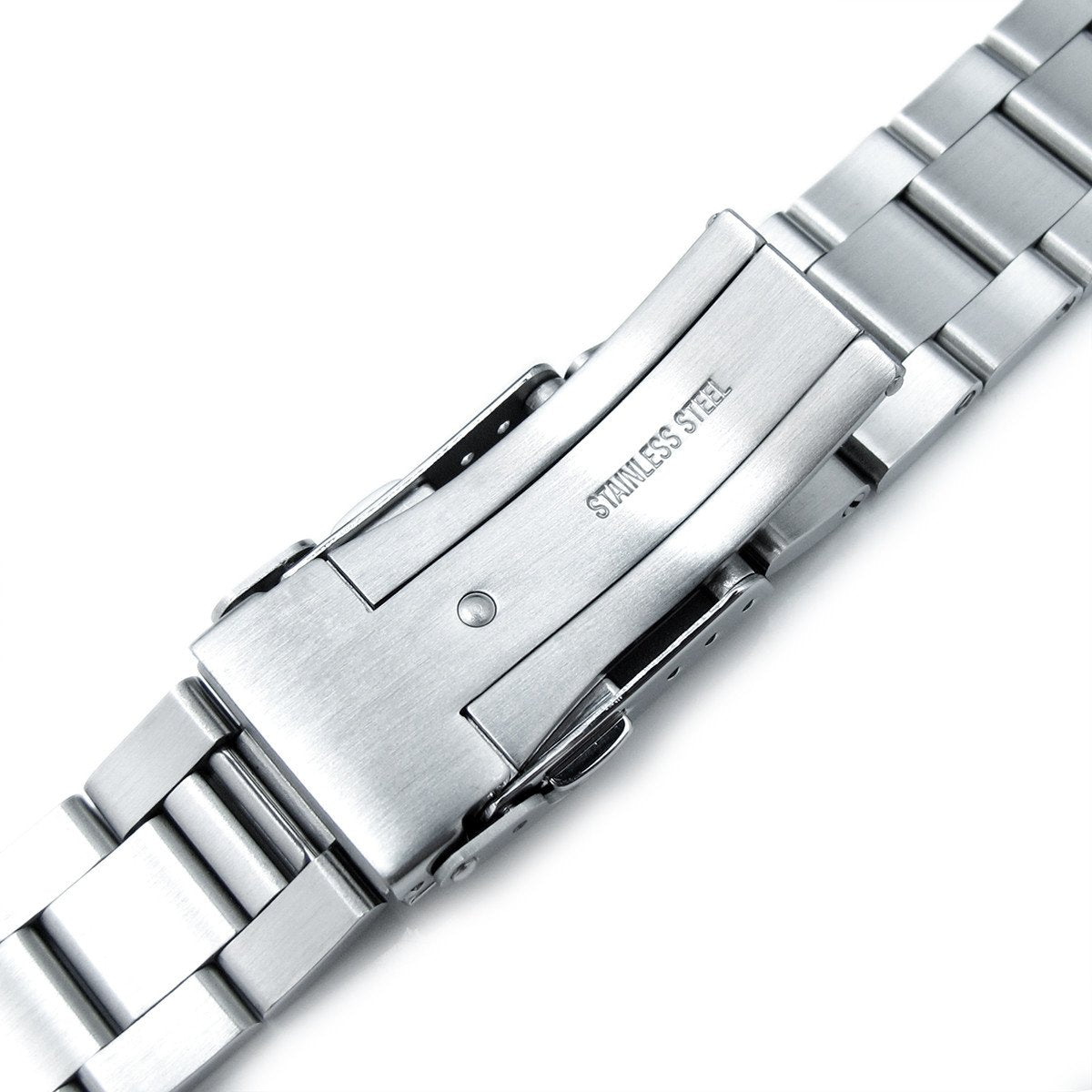22mm Super-O Boyer Brushed &amp; Polished 316L SS Watch Band for SEIKO SKX007 SKX009 SKX011 Strapcode Watch Bands