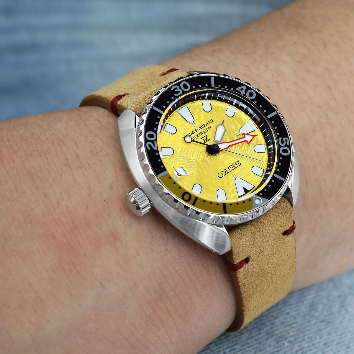 Seiko Zimbe Mini Turtles Yellow Dial SRPD19 Limited Edition Strapcode Watch Bands