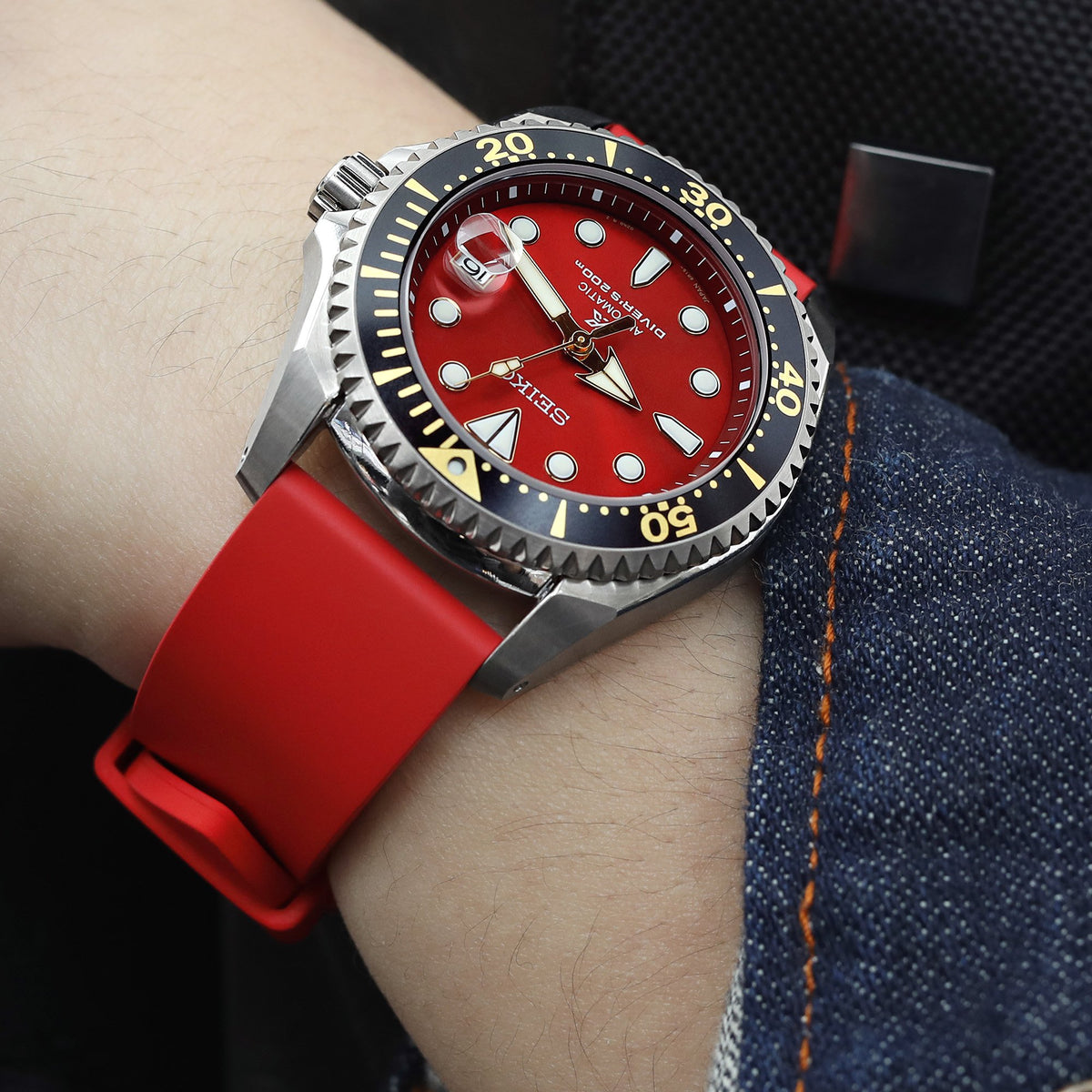 SEIKO Prospex Red Shogun SPB099J1 Zimbe 11 Limited Edition 500 pcs Strapcode Watch Bands