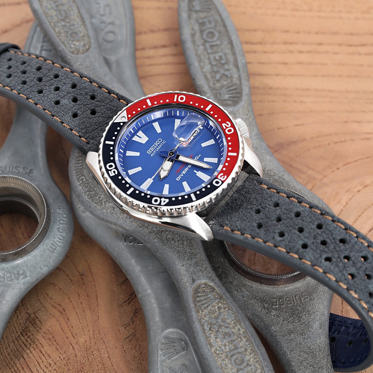 Seiko Automatic Diver' 200m SKXA65K Limited Edition 2999 pcs Strapcode Watch Bands