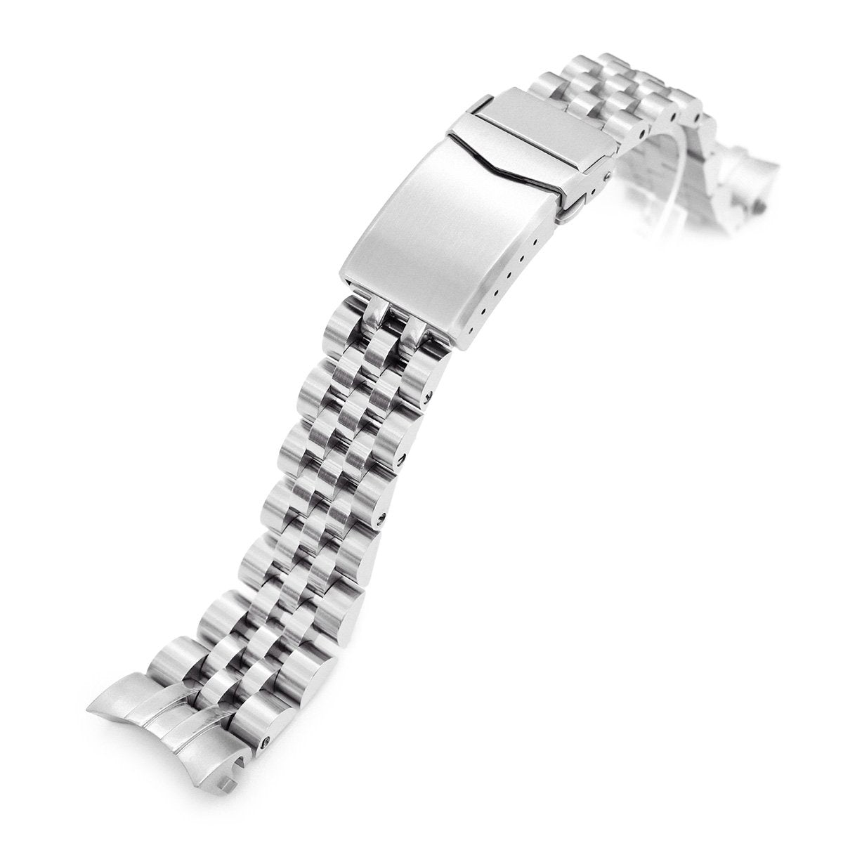 Beyond the Vintage Angus Louis Watch Bracelet for TUD Tiger 79280 Raw Polished V-Clasp Strapcode Watch Bands