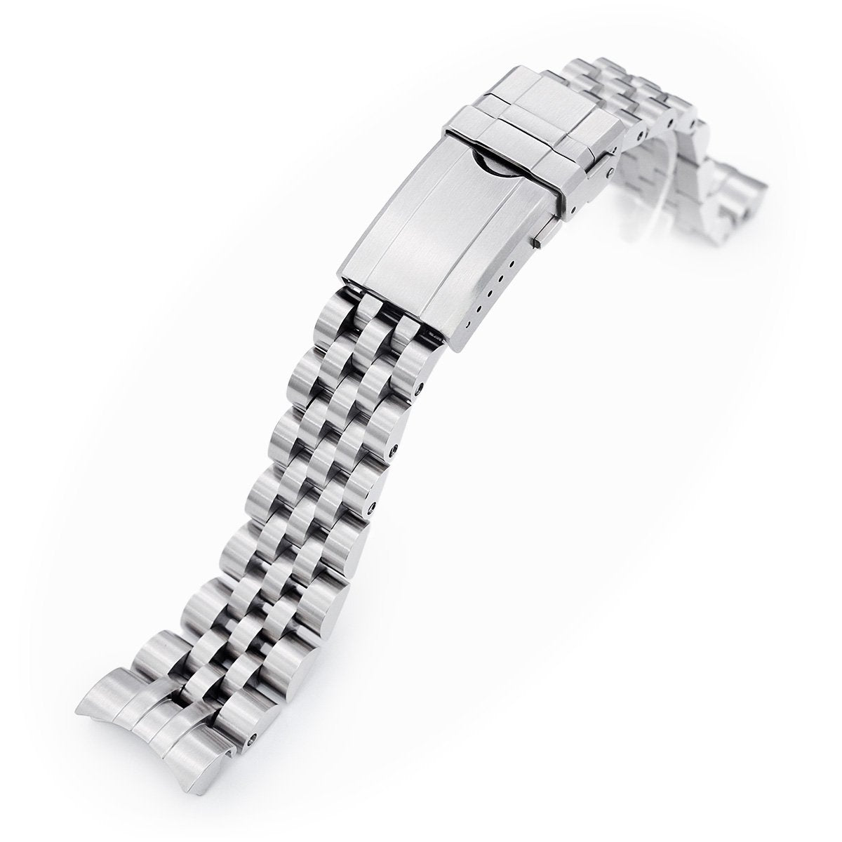 Beyond the Vintage Angus Louis Watch Bracelet for RX SUB 1680 in Brushed Turning Clasp Strapcode Watch Bands