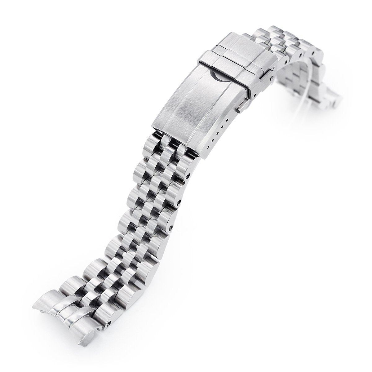 Beyond the Vintage Angus Louis Watch Bracelet for RX SUB 1680 in Raw Polished Turning Clasp Strapcode Watch Bands