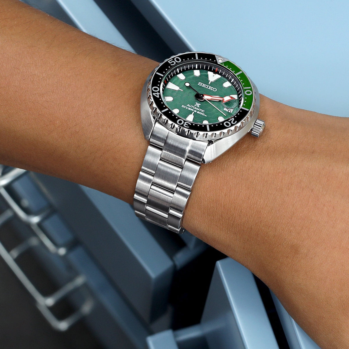 Seiko Zimbe Mini Turtles Green Dial SRPD17 Limited Edition Strapcode Watch Bands