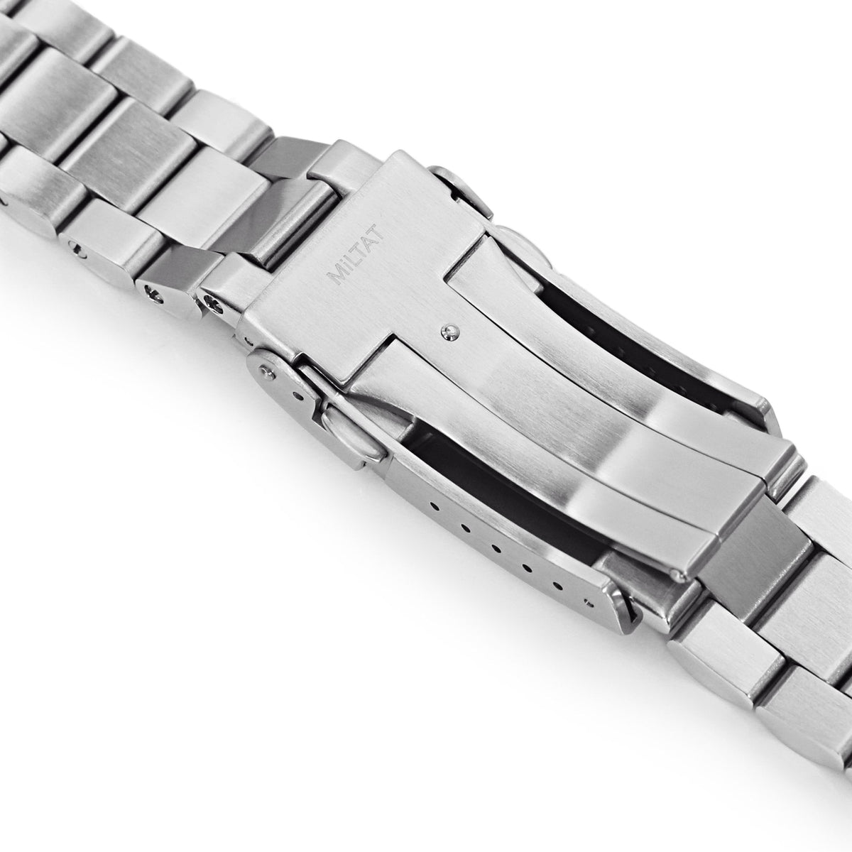 20mm Endmill 316L Stainless Steel Watch Bracelet for Seiko SKX013 Brushed V-Clasp Strapcode Watch Bands