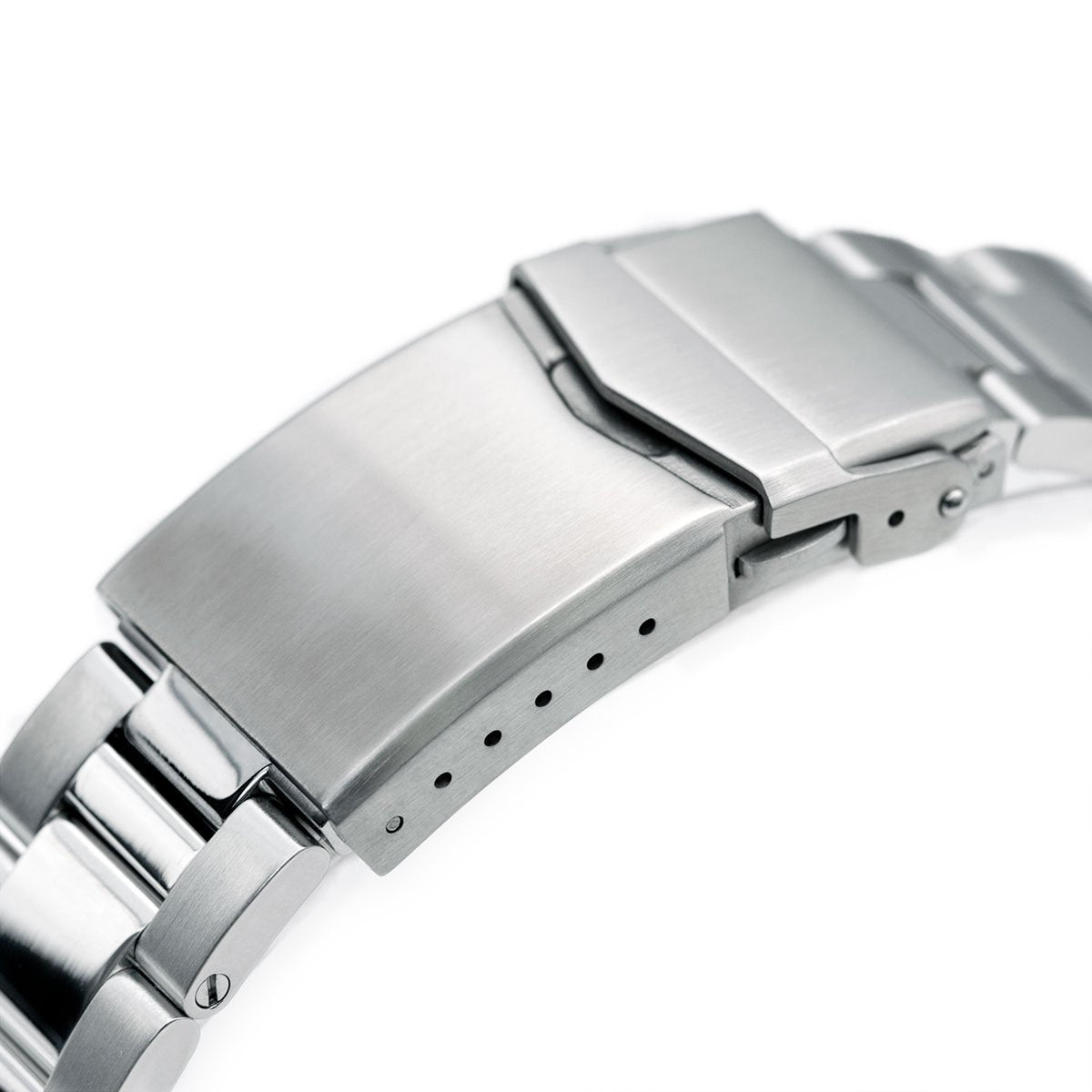 20mm Super-O Boyer 316L Stainless Steel Watch Bracelet for Seiko Mini Turtles SRPC35 V-Clasp Polished &amp; Brushed Strapcode Watch Bands