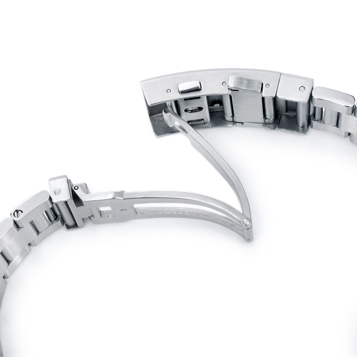 22mm Super-O Boyer 316L Stainless Steel Watch Bracelet for Seiko 6309-7040 Brushed Wetsuit Ratchet Buckle Strapcode Watch Bands