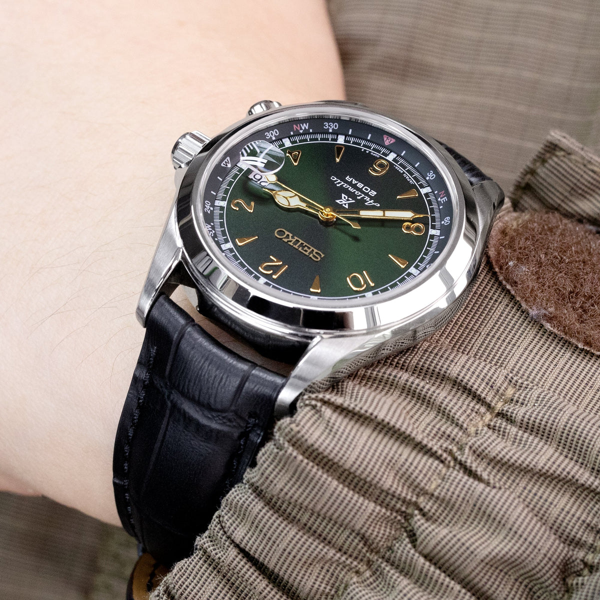 Seiko Prospex Green Alpinist SPB121J1 Strapcode Watch Bands