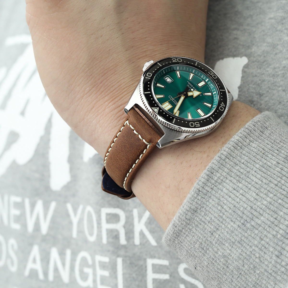 Seiko Prospex Limited Edition Sea Green SPB081J1 (SBDC059) reissue 62MAS Strapcode Watch Bands