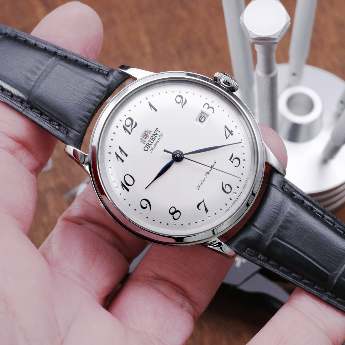 Orient Bambino RA-AC0003S10B Classic Automatic Version 5 Strapcode Watch Bands