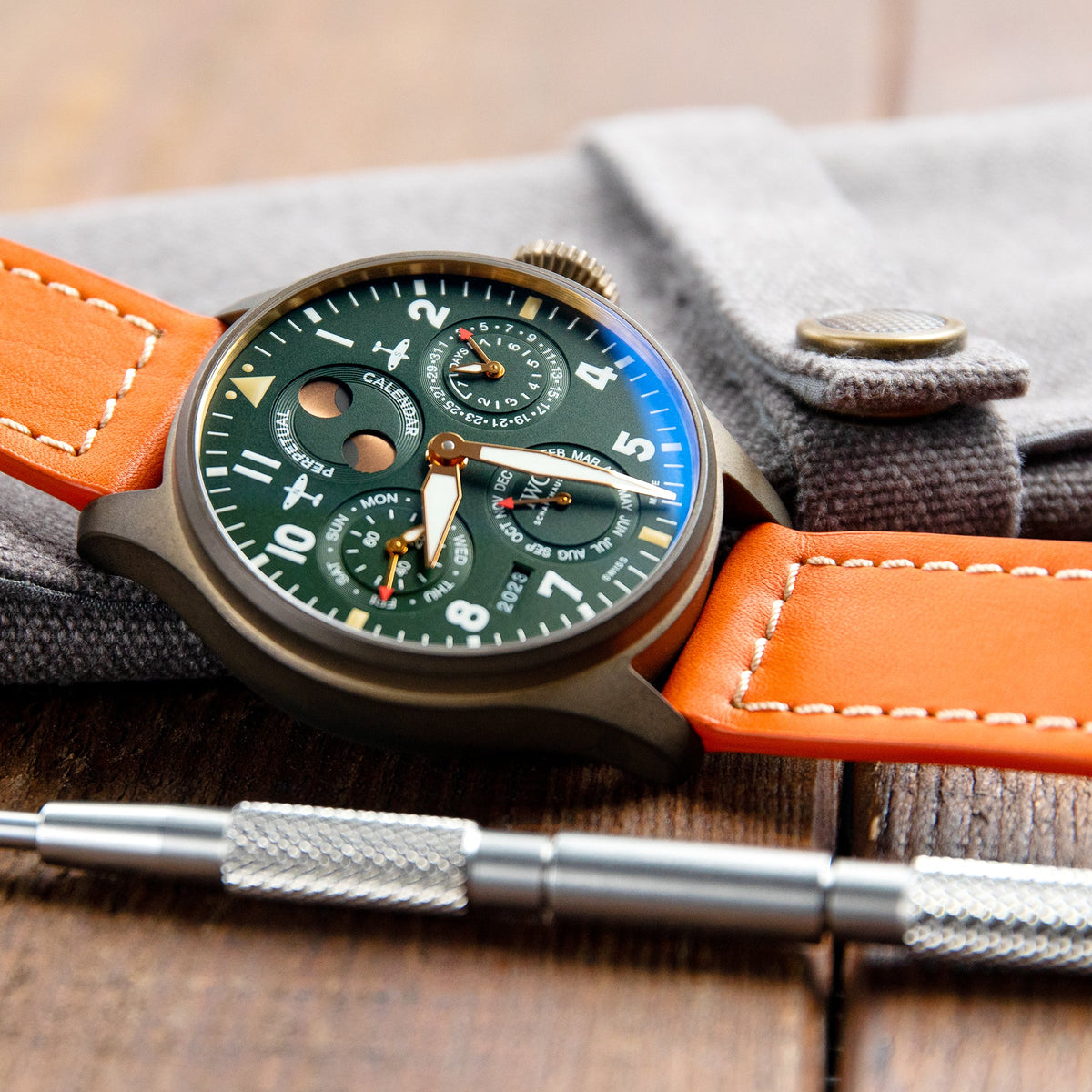 IWC Big Pilot's Watch Perpetual Calendar Spitfire IW503601 Strapcode watch bands