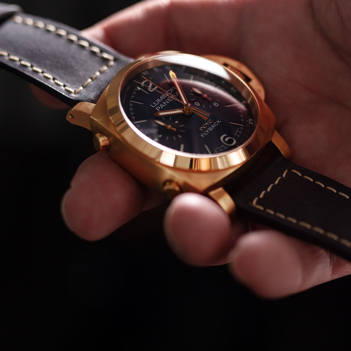 Panerai PAM 1020 Luminor 1950 Chronograph Flyback PCYC Strapcode watch bands