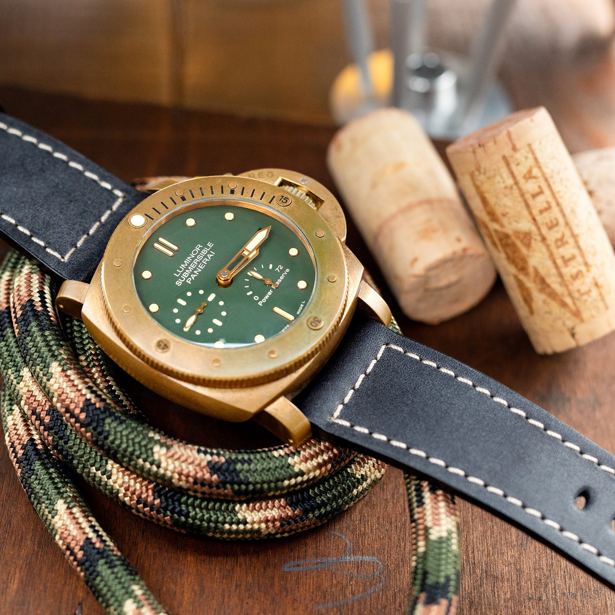Panerai Luminor Submersible 1950 3 days 47mm Bronzo PAM00507 Strapcode watch bands