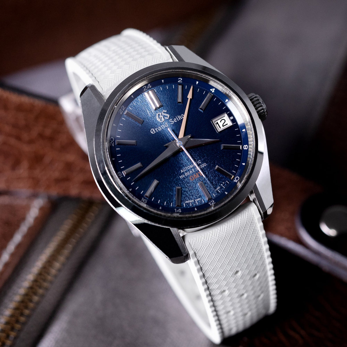Grand Seiko Boutique Limited Edition SBGJ235 Hi-Beat 36000 GMT Strapcode Watch Bands