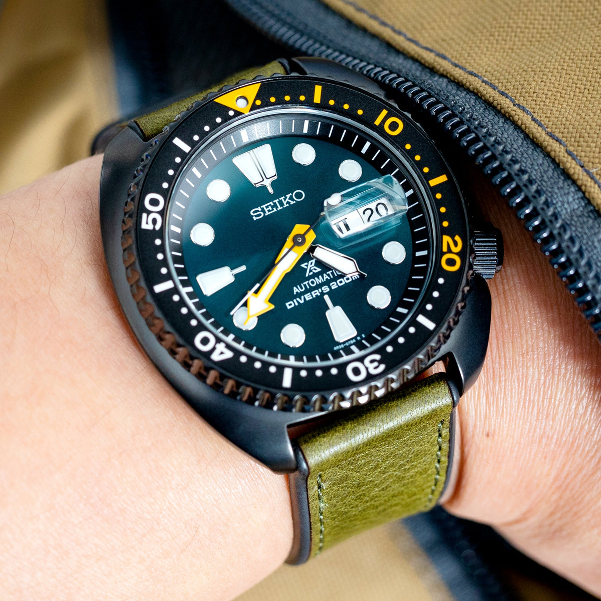Seiko Prospex "Sea Grapes" Turtle SRPD45K1 Limited Edition 1800Pcs Strapcode Watch Bands