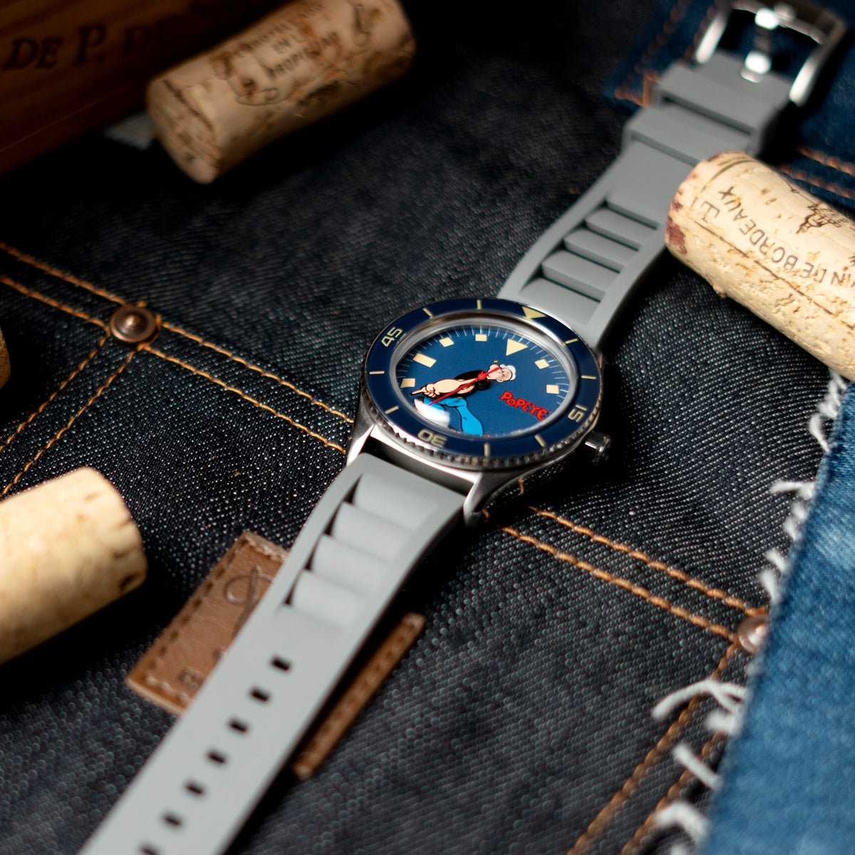 UNDONE x POPEYE Limited Edition "The Sailorman" limited 300pcs Strapcode Watch Bands