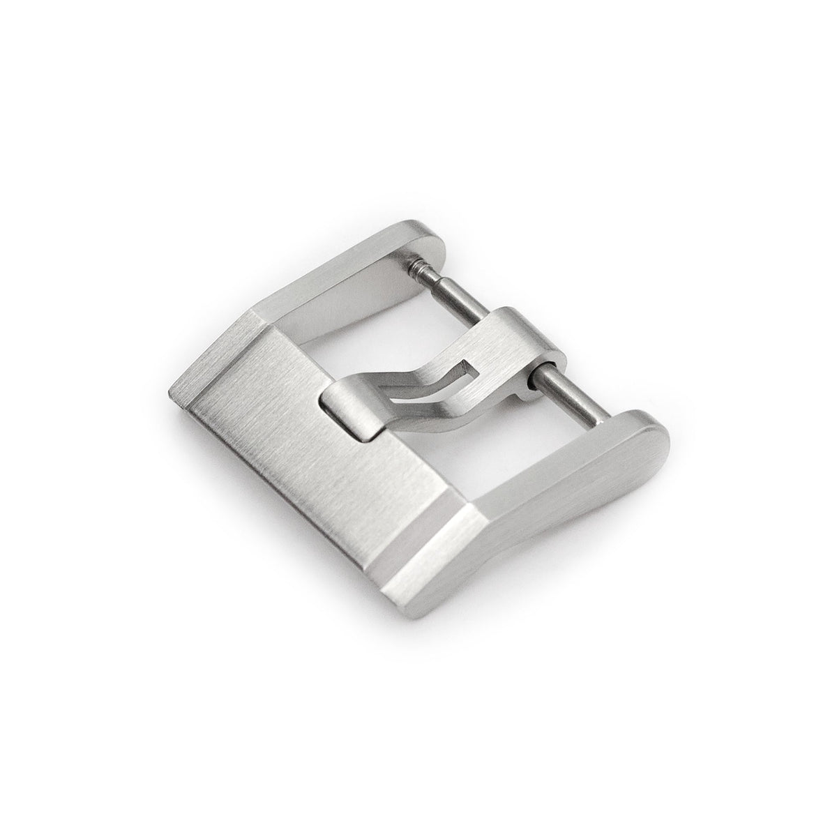 18mm or 20mm #69 Cubic Buckle 5mm Tongue for Watch Strap, Brushed Strapcode watch bands