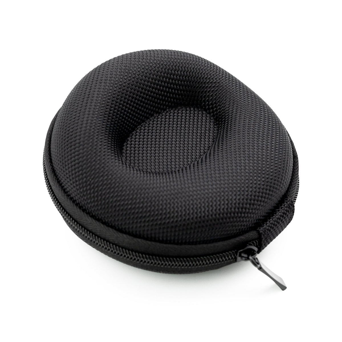 Round Watch Travel Hard Case Single Watch Box with Zipper, Black Strapcode Watch Bands