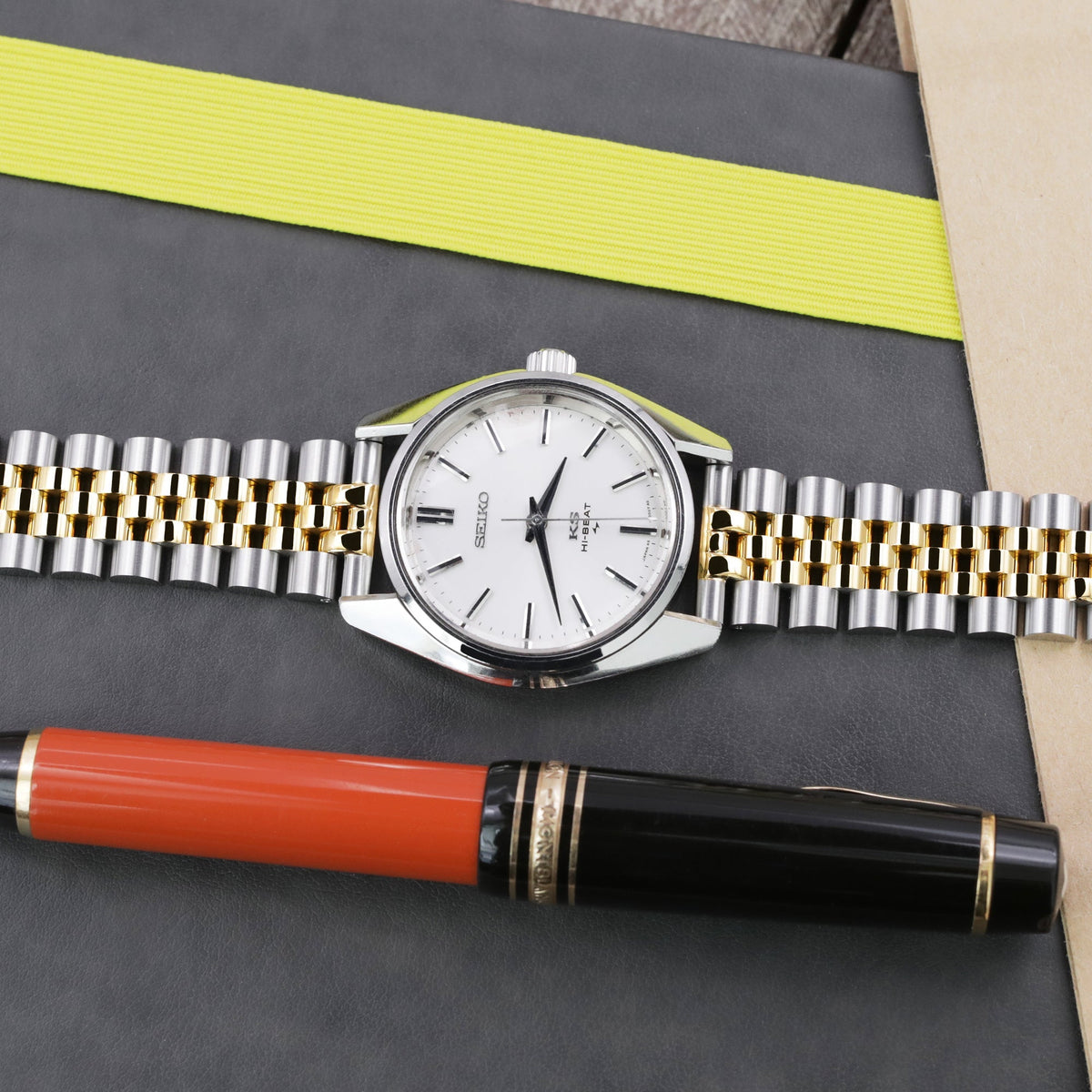 Vintage King Seiko 45-7001 Hi-Beat Strapcode Watch Bands